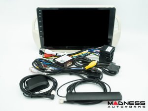 FIAT 500 Radio Head Unit Upgrade System w/ install Kit - Pre Facelift (Pre '16) - Ivory Trim - T4